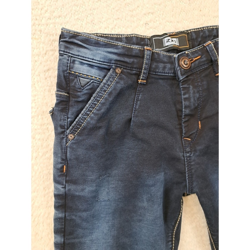 R&J Collection DZon Jeans Mens Size 28 Blue 28 x 32 India‎ Made Durable Skinny - Picture 6 of 14